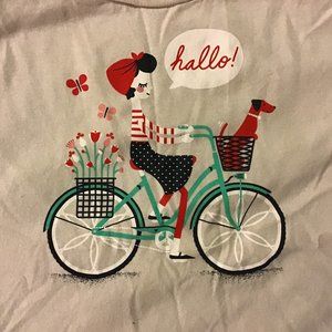 Tea Collection size 7 bicycle shirt